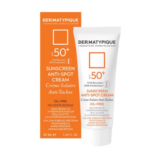 تصویر  کرم ضد آفتاب فاقد چربی ضد لک و روشن کننده SPF 50 درماتیپیک - بی رنگ