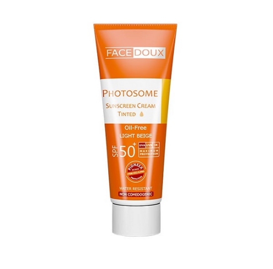 تصویر  کرم ضد آفتاب فاقد چربی SPF 50 فوتوزوم فیس دوکس - بژ روشن
