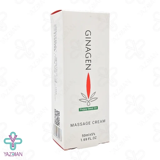 کرم ماساژ مفاصل حاوی روغن خشخاش ژیناژن - 50 میلی لیتر