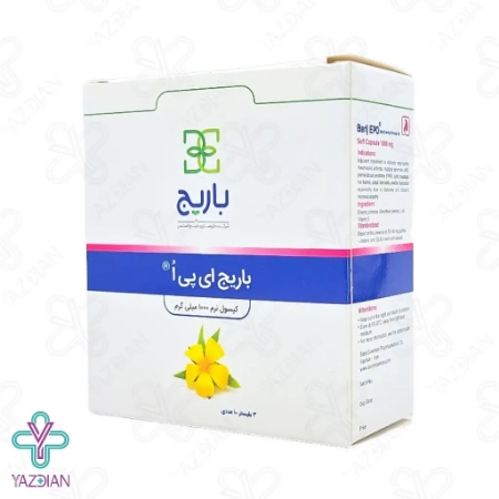 کپسول نرم روغن گل مغربی 1000 میلی گرم باریج اسانس - 30 عددی