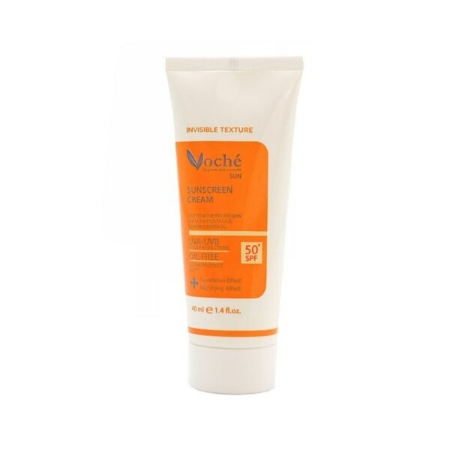 تصویر  کرم ضد آفتاب فاقدچربی SPF50 وچه مناسب پوست چرب - بی رنگ