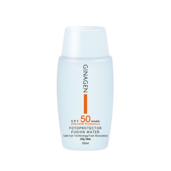 تصویر  کرم ضد آفتاب SPF 50 ژیناژن پوست چرب – بی رنگ