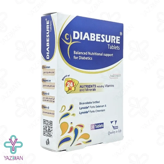 قرص مولتی ویتامین دیابتی دیابشور ویتان - 30 عددی	