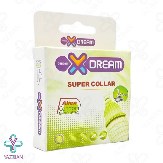 کاندوم اره ماهی SUPER COLLAR ایکس دریم - 1 عددی