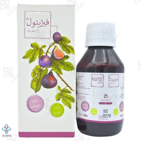 شربت ملین انجیر فیژیتول دارو درمان پارس - 120 میلی لیتر 