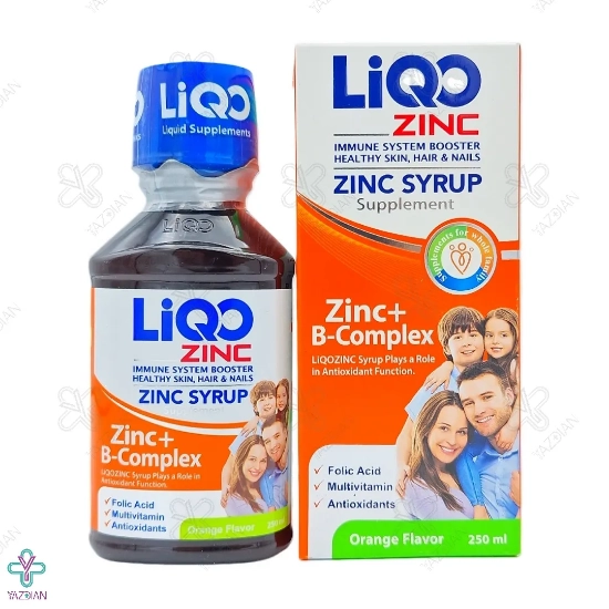 شربت زینک ب کمپلکس لیکو زینک ابیان فارمد - 250 میلی لیتر