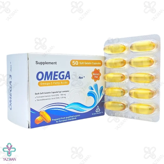 کپسول ژلاتینی امگا3 بدون جیوه امگارکس دانا - 50 عددی
