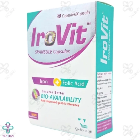 کپسول آهن با فولیک اسید آیروویت ویتان - 30 عددی