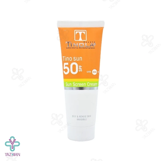 کرم ضد آفتاب SPF 50 فاقد چربی تینولا - بی رنگ	