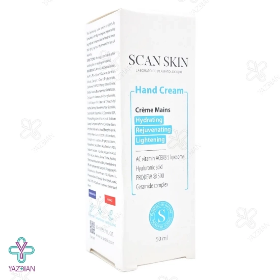 کرم دست روشن کننده و ضد چروک اسکن اسکین - 50 میلی لیتر