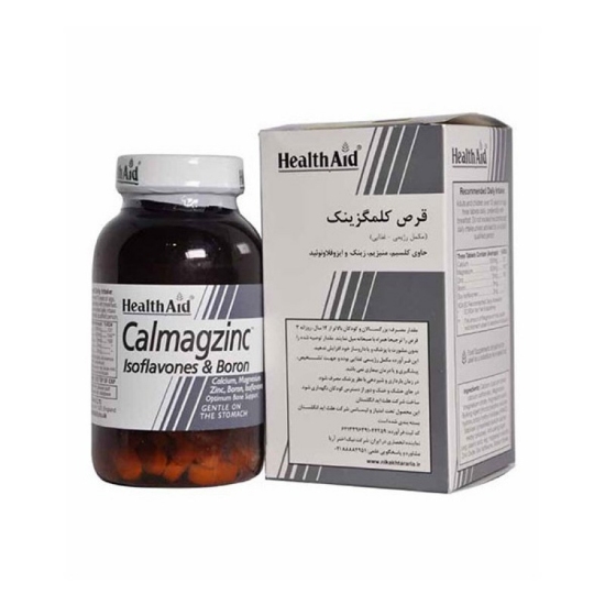 تصویر  قرص کلسیم منیزیم زینک کلمگزینک هلث اید - 60 عددی