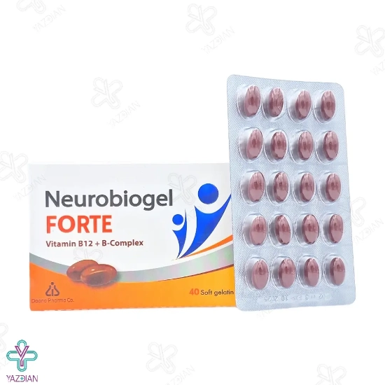 سافت ژل ویتامین ب نوروبیوژل فورت دانا - 40 عددی	
