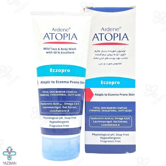 لوسیون شوینده بسیار ملایم حاوی 50 درصد روغن نرم کننده آتوپیا آردن - 200 گرم