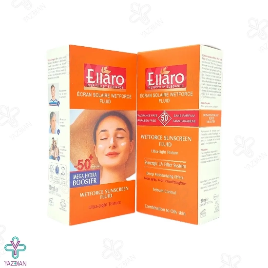فلوئید ضد آفتاب فاقد چربی وت فورس SPF50 الارو - بی رنگ	