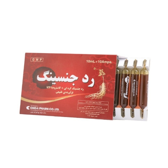 تصویر  ویال خوراکی تقویت کننده جینسینگ چوآفارم - 10 عددی