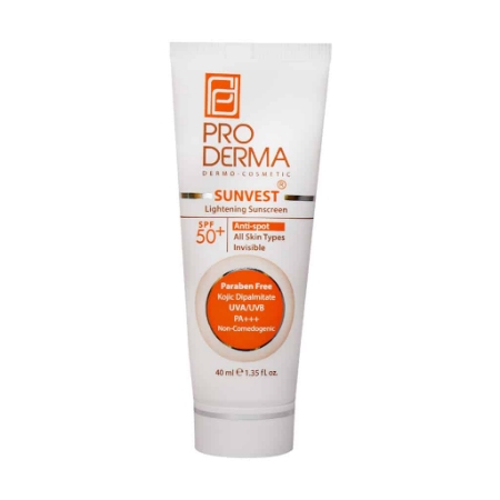 تصویر  کرم ضد آفتاب ضد لک SPF50 پرودرما – بژ روشن