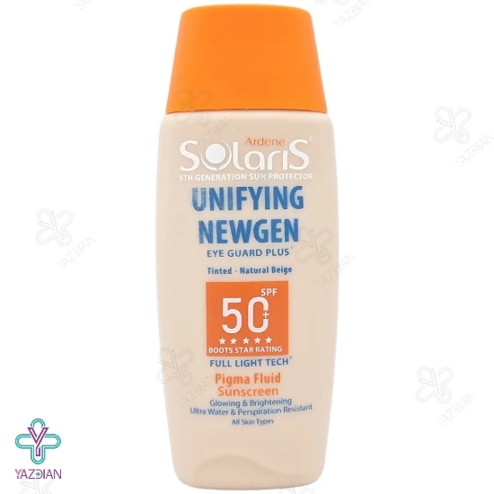 فلوئید ضد آفتاب SPF50 روشن کننده آردن سولاریس – بژ طبیعی	