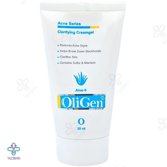 کرم ژل شفاف کننده و آنتی آکنه الی ژن - 50 میلی لیتر 