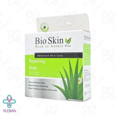 صابون مرطوب کننده آلوئه ورا بایو اسکین پلاس - 100 گرم	