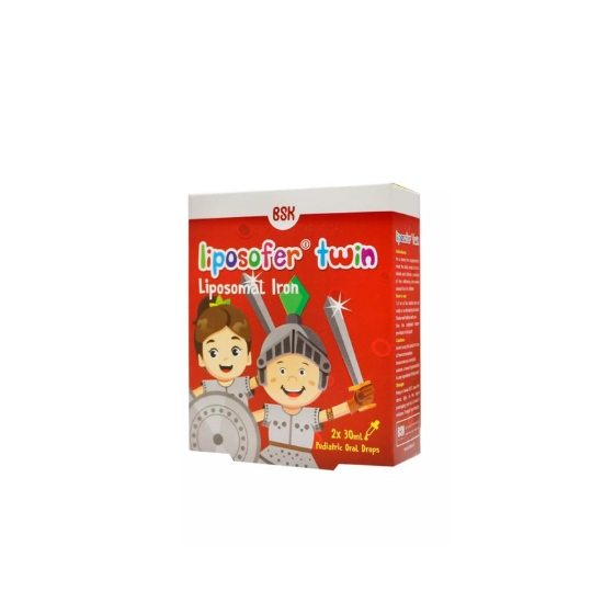 قطره آهن دوقلو لیپوزوفر توئین بی اس کی - 2*30 میلی لیتر