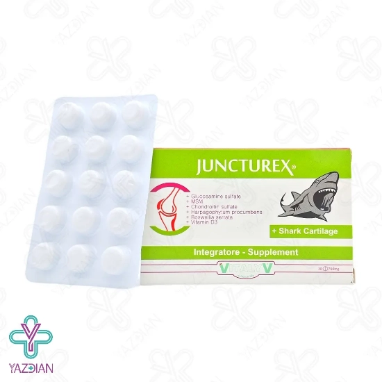 قرص تقویت مفاصل شارک کارتیلاژ 750 میلی گرم جانکتورکس ویتالیو - 30 عددی	