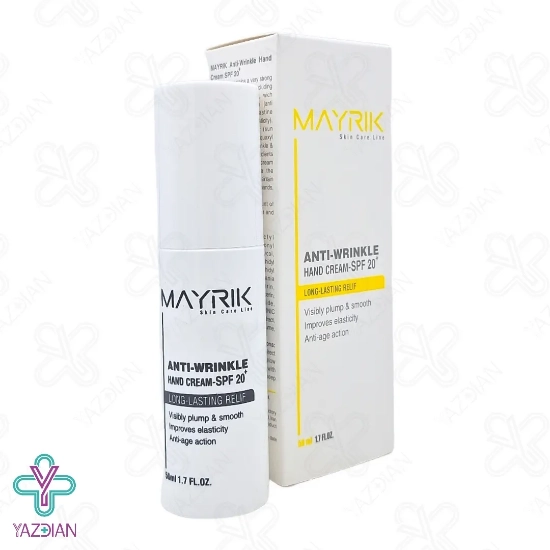 کرم ضد چروک دست SPF20 میریک - 50 میلی لیتر	