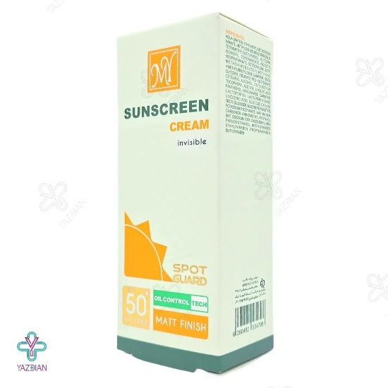 کرم ضد آفتاب و ضد لک SPF50 فاقد چربی اسپات گارد 4 کاره مای - بی رنگ