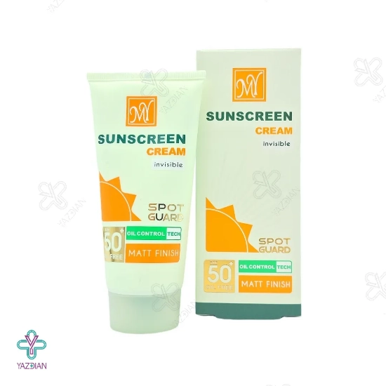 کرم ضد آفتاب و ضد لک SPF50 فاقد چربی اسپات گارد 4 کاره مای - بی رنگ