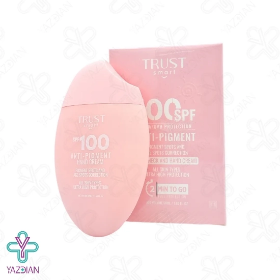 کرم ضد آفتاب ضد لک SPF100 تراست – بی رنگ