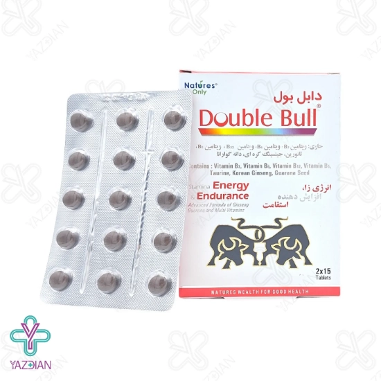 قرص تقویت کننده مینرال جینسینگ دابل بول نیچرز اونلی - 30 عددی	
