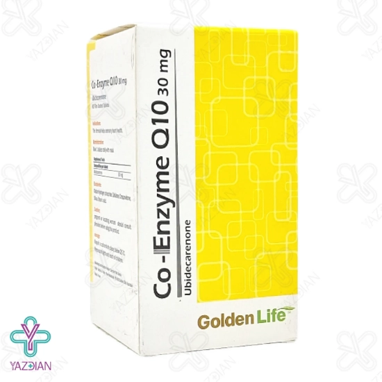 قرص تقویت کننده کو آنزیم کیوتن 30 گلدن لایف - 60 عددی	