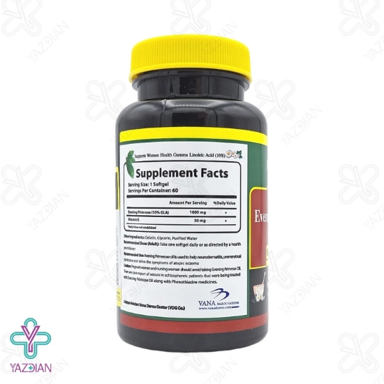 کپسول روغن گل مغربی 1000 (پرایم رز) نورم لایف - 60 عددی	