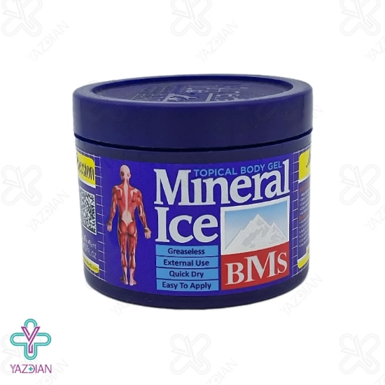 ژل ضد درد و آرام بخش عضلات مینرال آیس BMS بی ام اس - 200 میل	