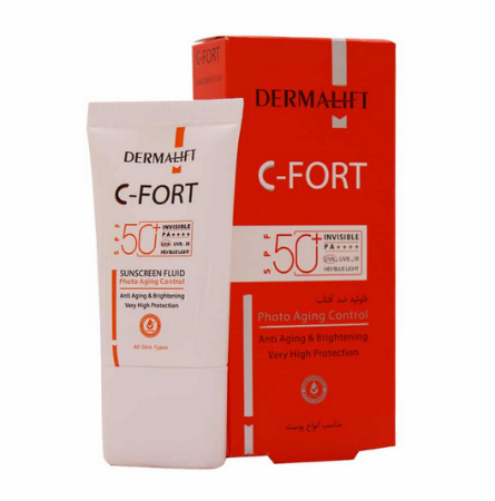 فلوئید ضد آفتاب SPF50 سی فورت درمالیفت – بی رنگ