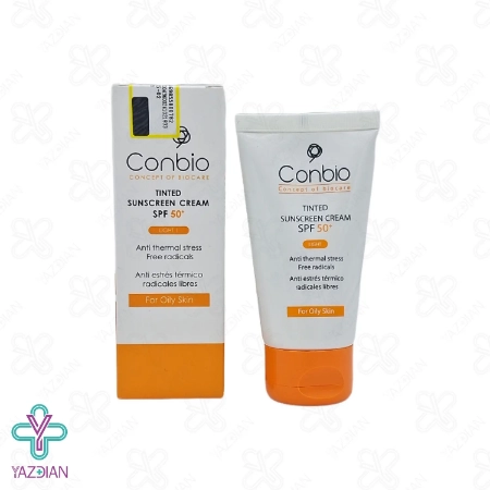 کرم ضد آفتاب SPF50 پوست چرب و جوش دار کانبیو - رنگی	